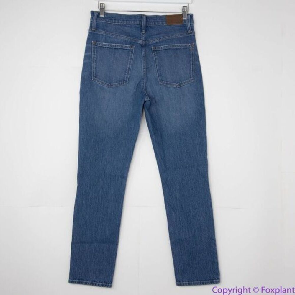 NEW Madewell High-Rise Slim‎ Boyjean in Moorland Wash, 28 - Picture 7 of 16